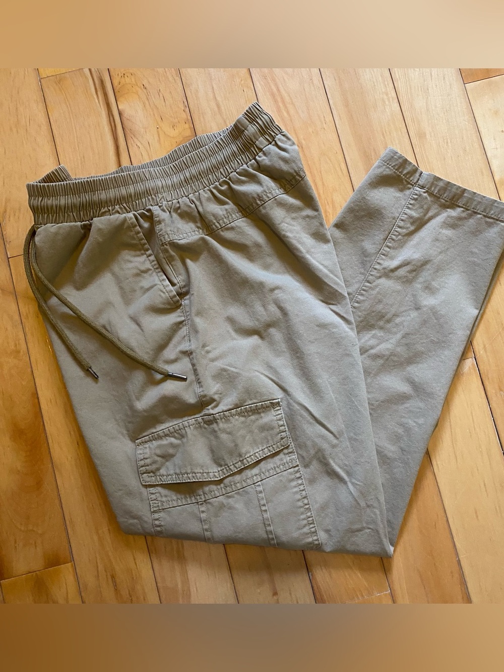SHEIN Men's Cargo Jogger Pants - tan - Picture 3 of 8